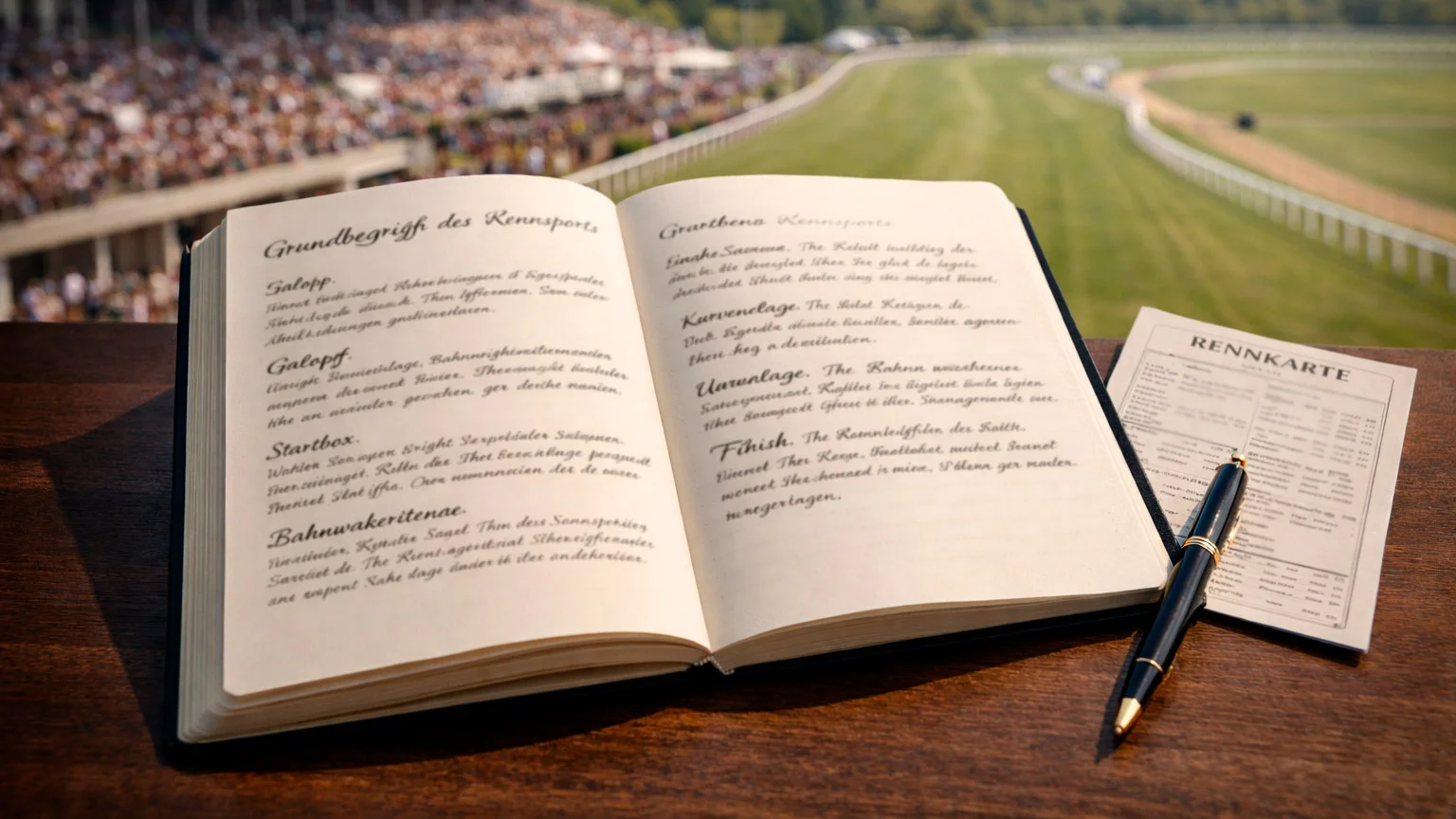 Pferdewetten Glossar - Wichtige Fachbegriffe für Rennwetten