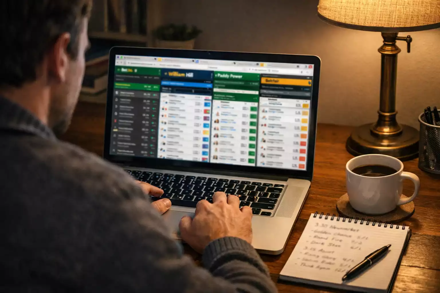 Wetter analysiert Quoten am Laptop